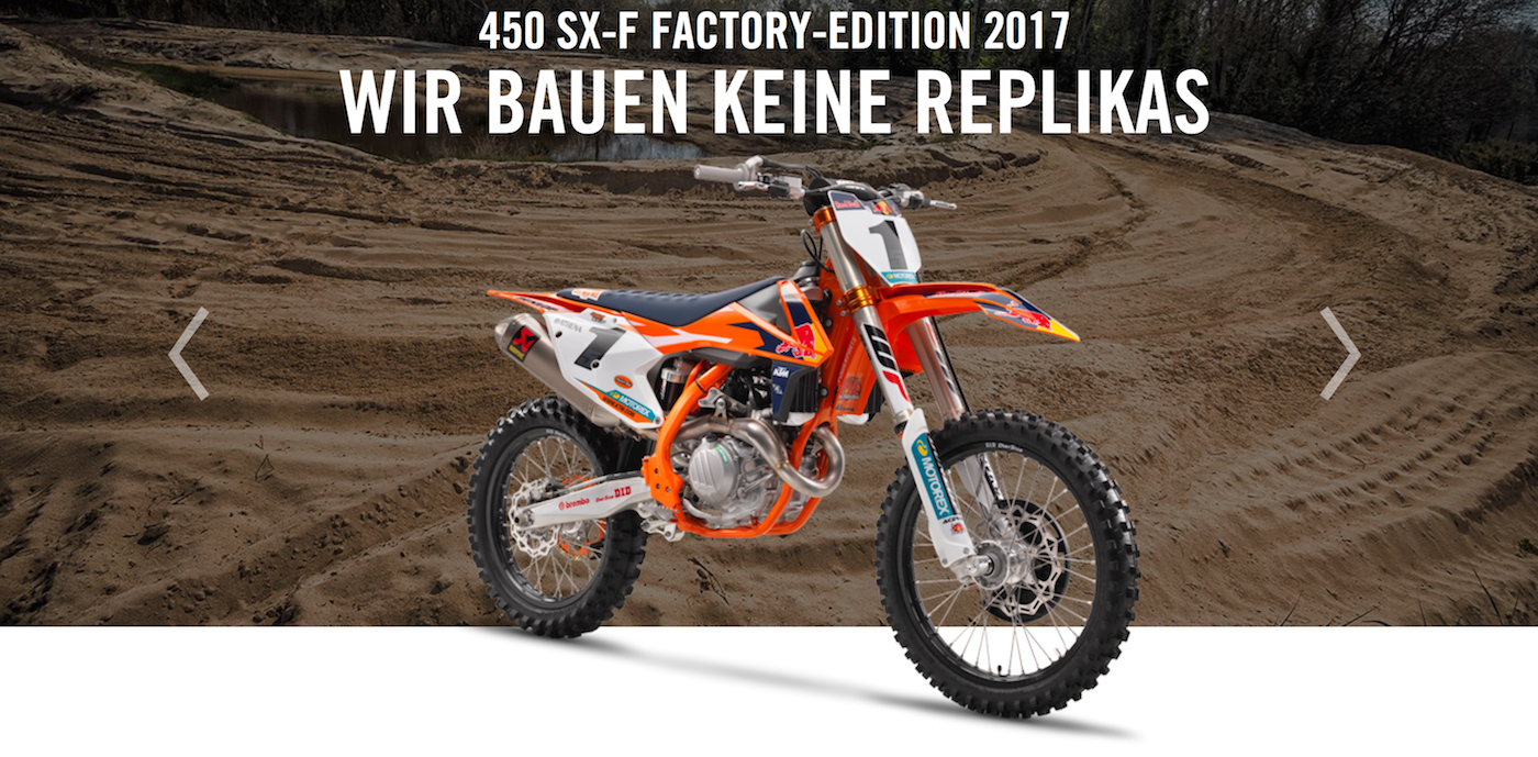 ktm 450 sx-f factory edition 2017