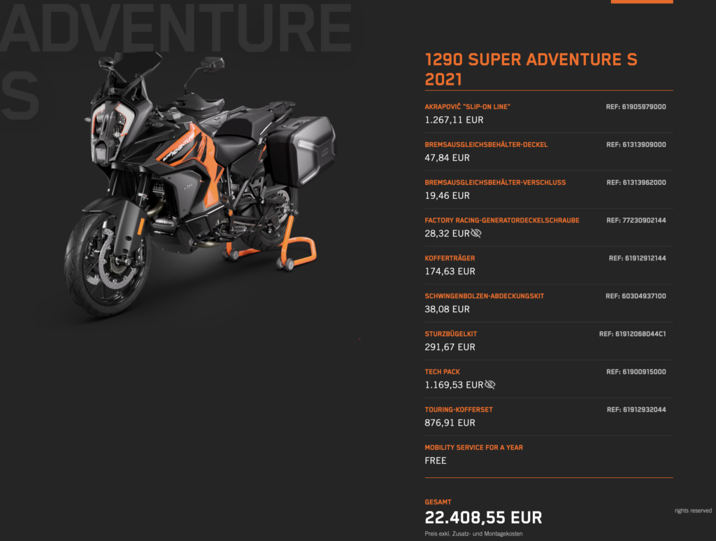 KTM 1290 Super Adventure 2021 